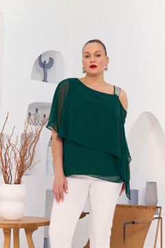 Picture of CURVY GIRL STYLISH ELEGANT TOP